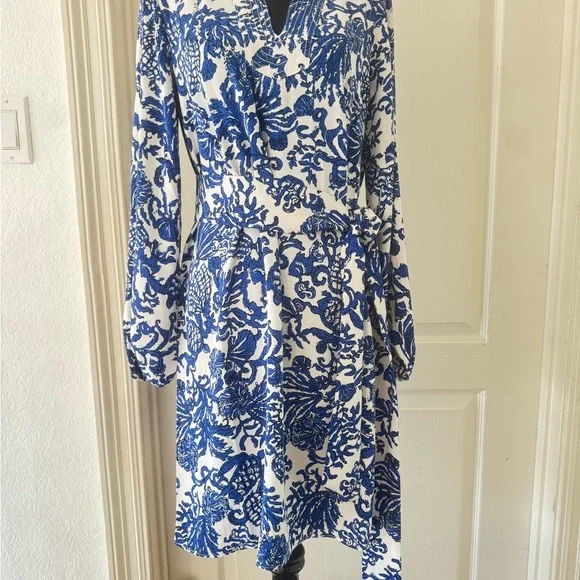 NWT Lilly Pulitzer Sz 6 Olivine Dress, Deeper Coconut Ride with Me - Picture 11 of 12